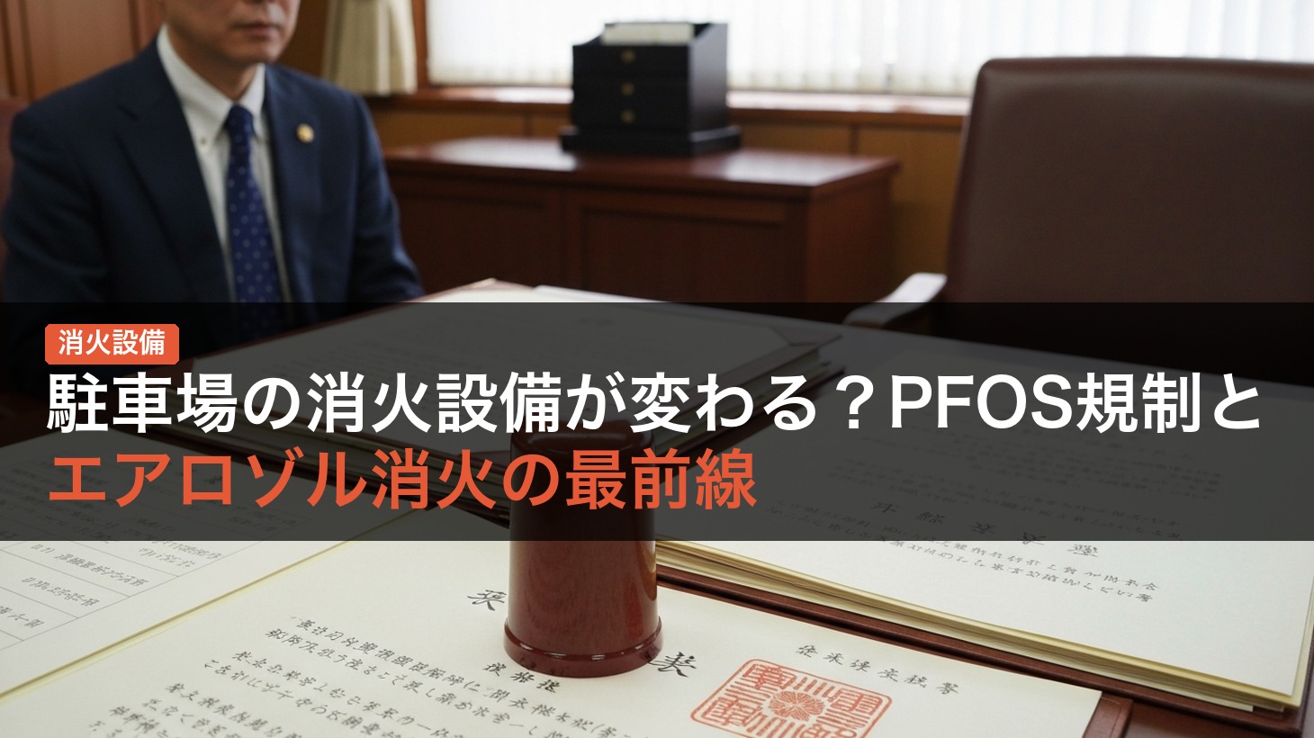 【業界動向】駐車場の消火設備が変わる？PFOS規制とエアロゾル消火の最前線